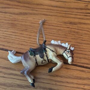 Horse Ornament with Saddle